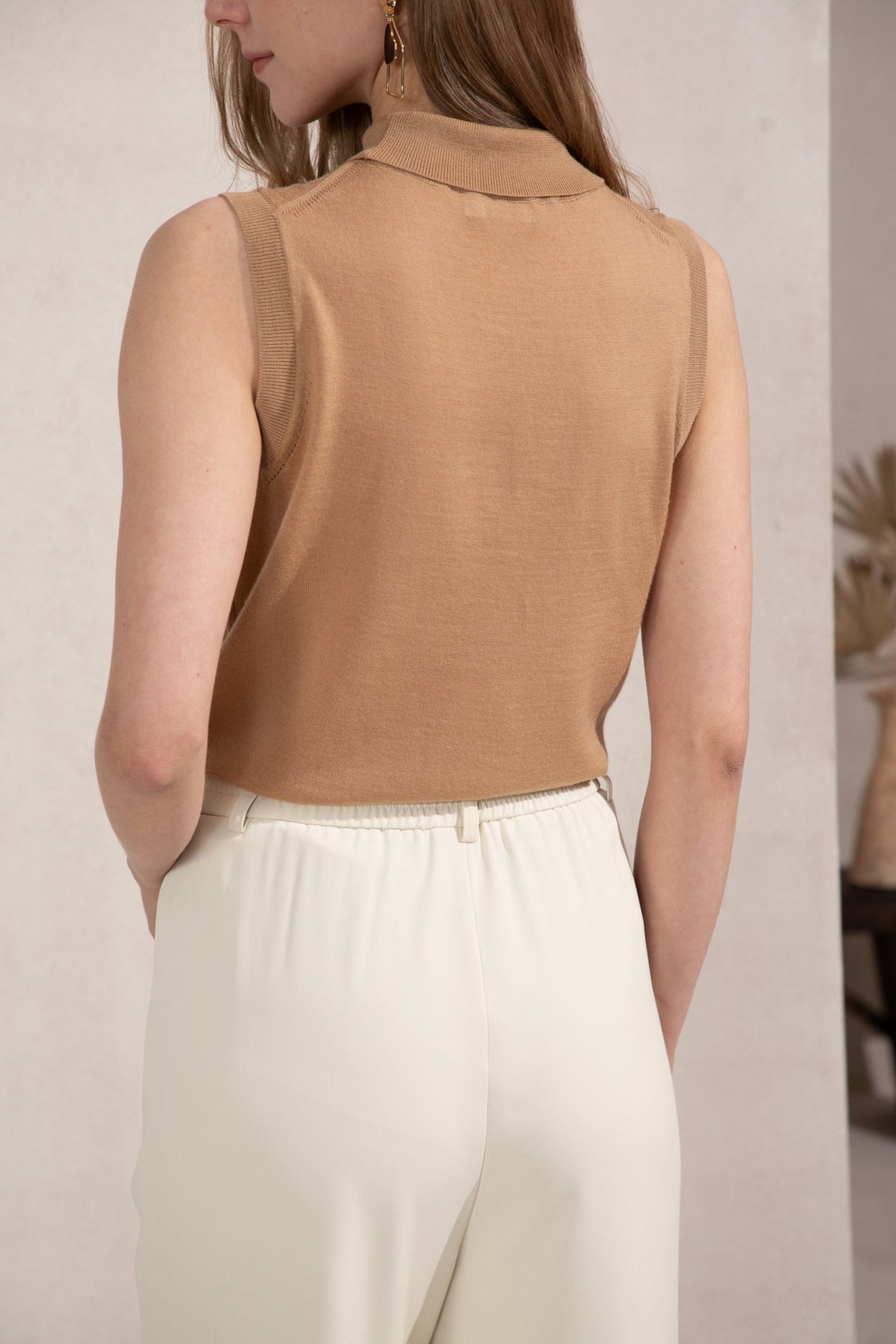 GDS | Tessa Merino Wool Top | Camel