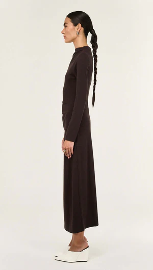 Staple The Label | Tilda Midi Dress | Chocolate