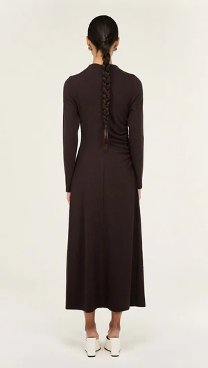 Staple The Label | Tilda Midi Dress | Chocolate