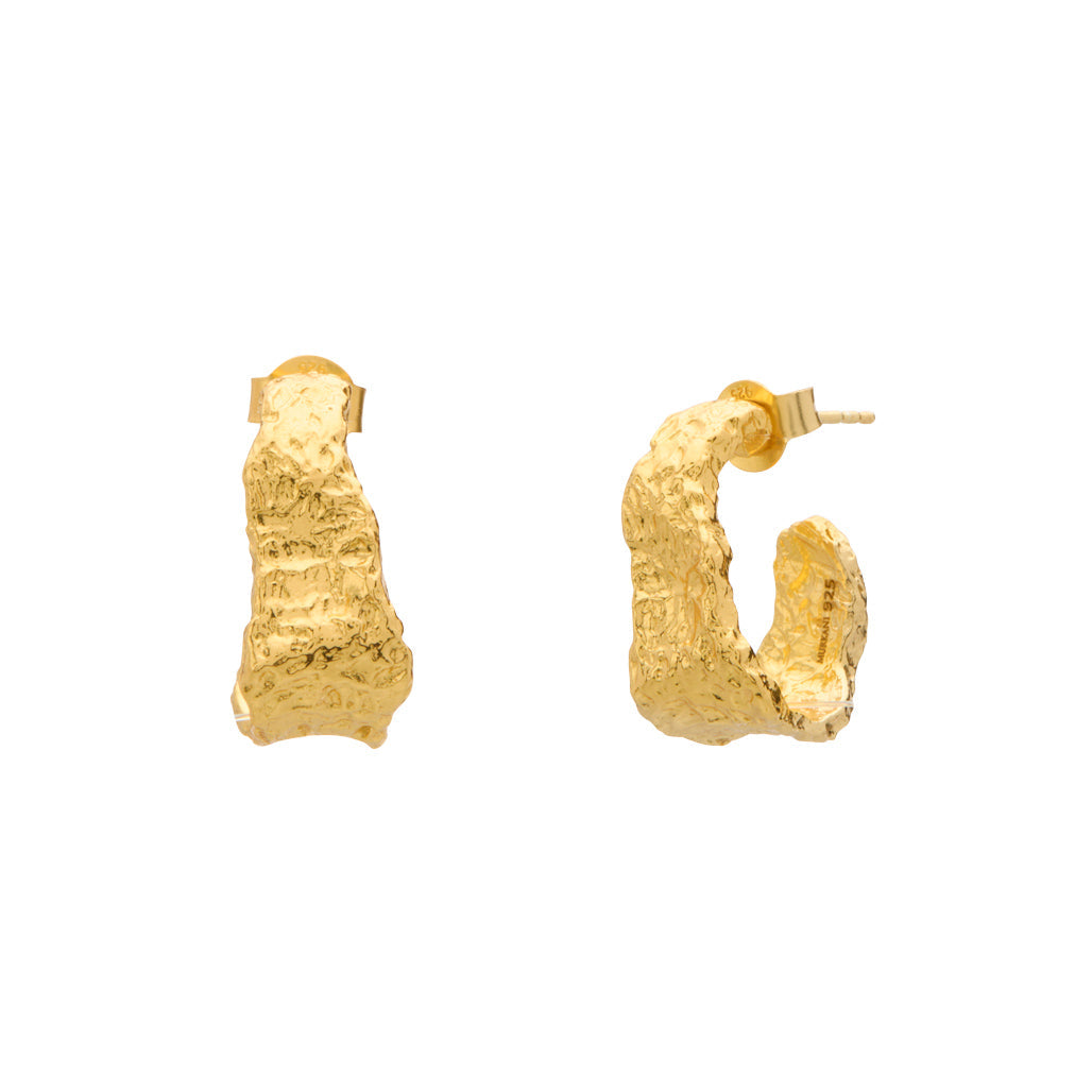Murkani | Eterna | Hoop Earrings | Yellow Gold