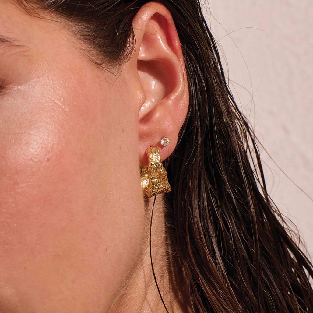 Murkani | Eterna | Hoop Earrings | Yellow Gold