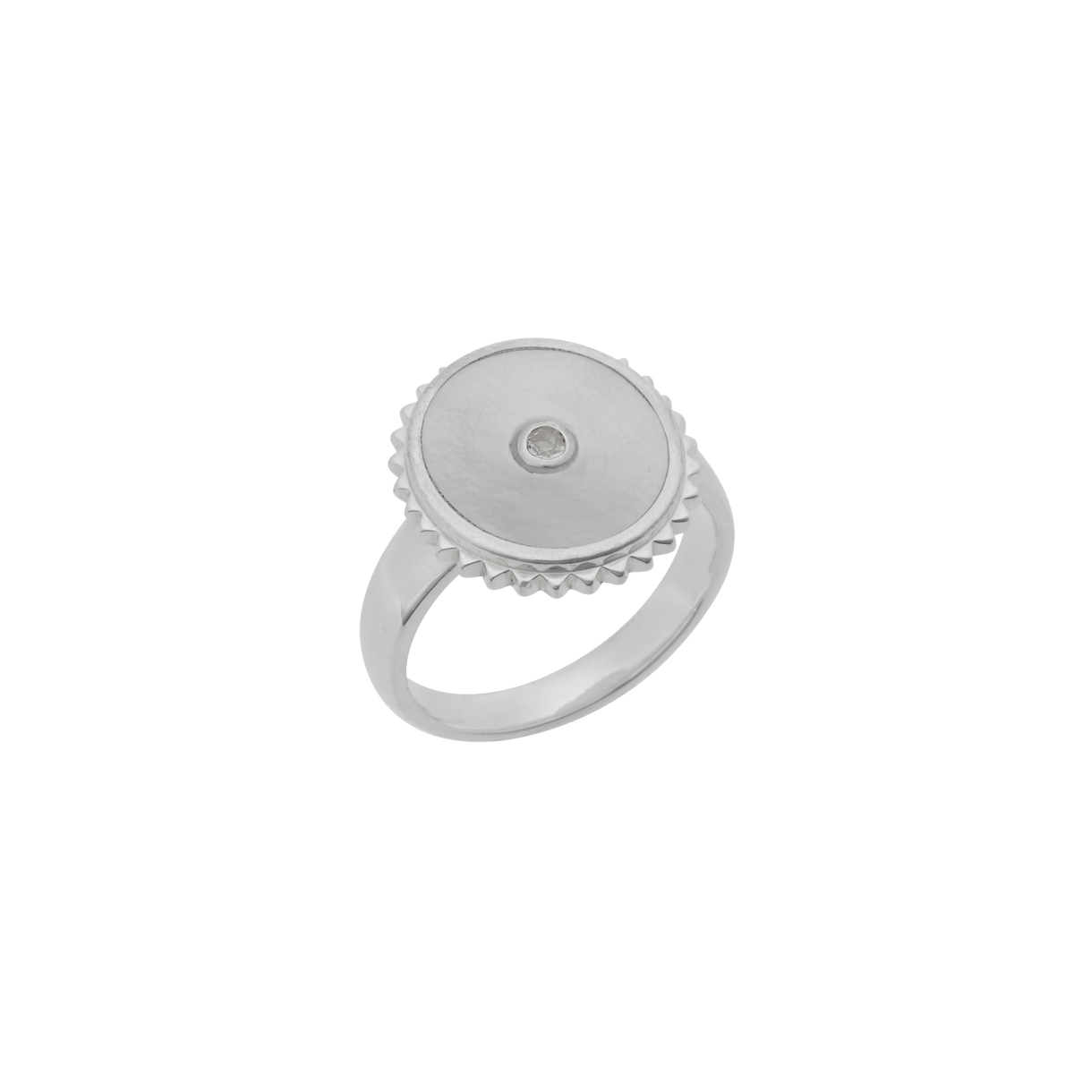 Murkani | Halcyon Shield Ring | Sterling Silver