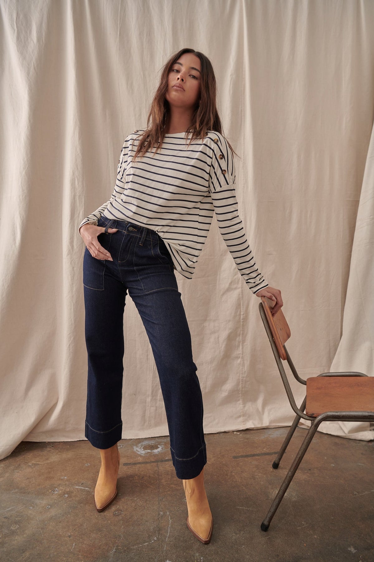 Kireina | Celeste Pant | Indigo