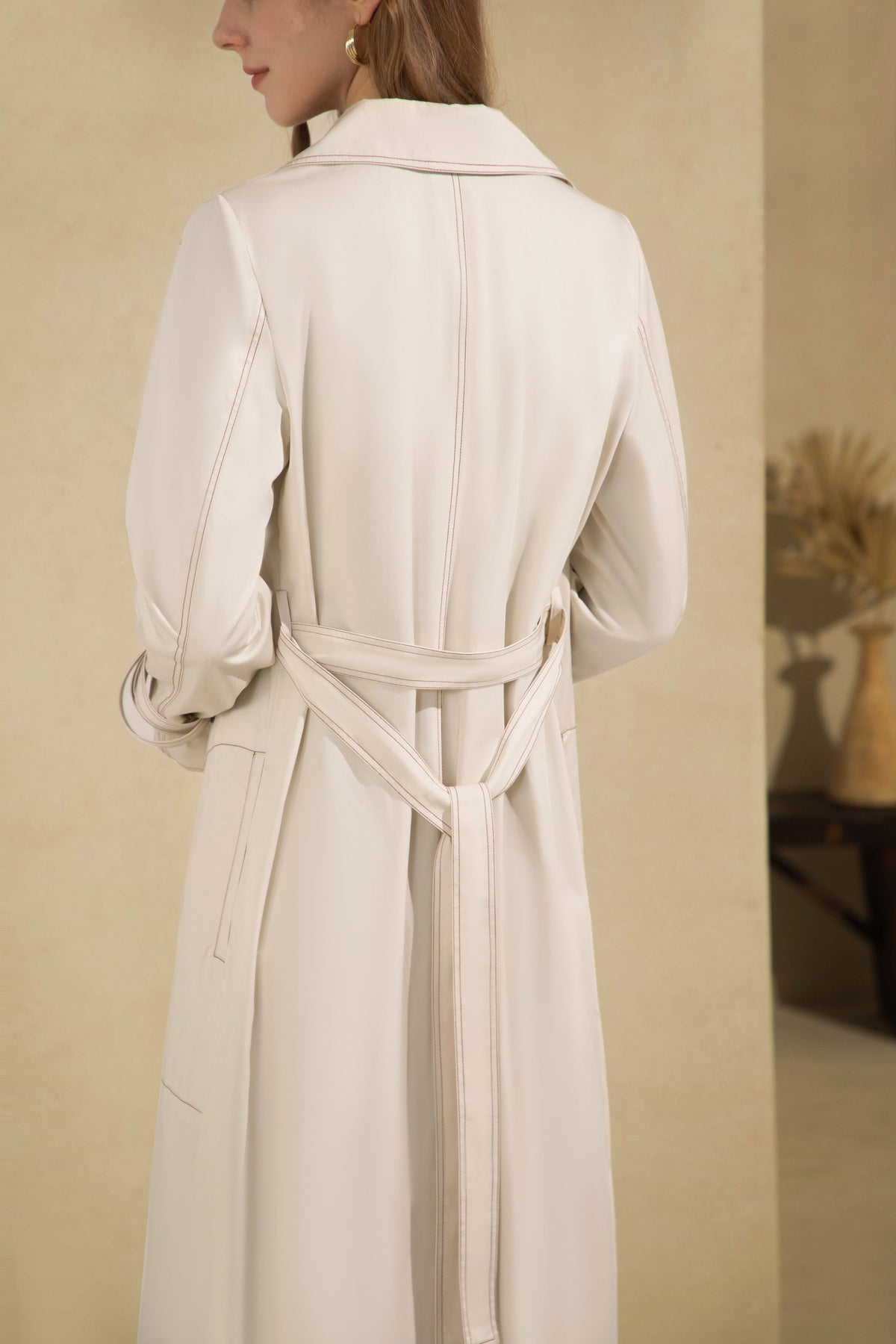 GDS | Marchesa Long Coat | Beige