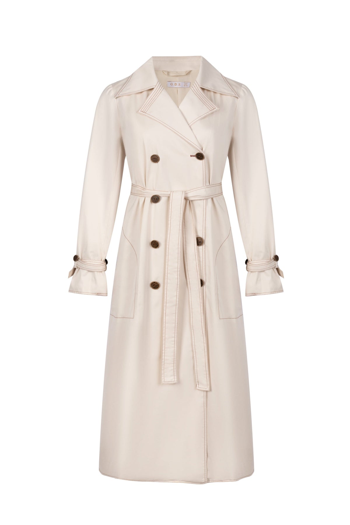 GDS | Marchesa Long Coat | Beige
