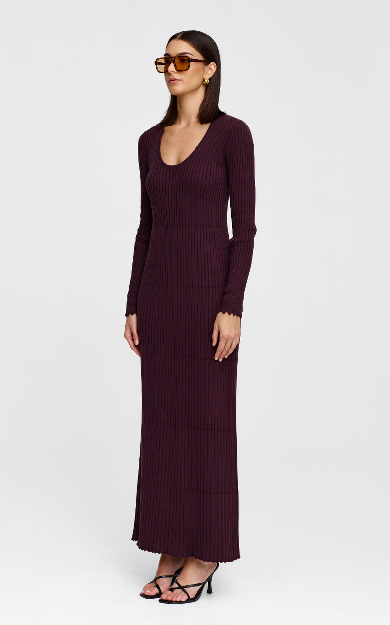 Kinney | Celeste Dress | Chocolate Marle