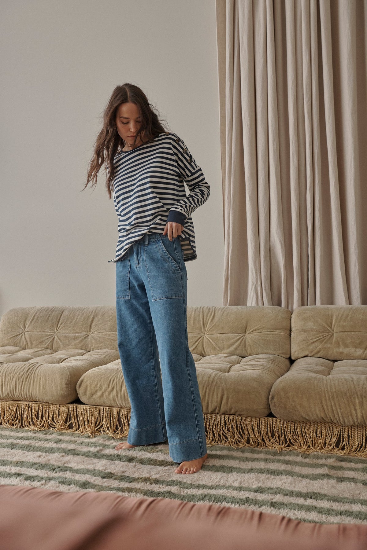 Kireina | Celeste Long Pant | 70‘s Blue