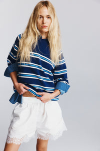 LMND | WR Track Top | Navy/Ink Blue/Natural