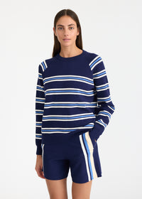 LMND | WR Track Top | Navy/Ink Blue/Natural