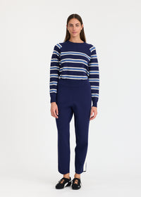 LMND | WR Track Top | Navy/Ink Blue/Natural