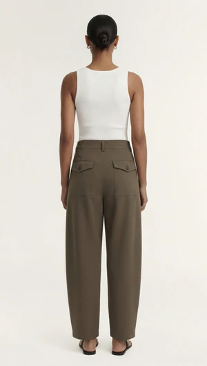 Staple The Label | Alto Barrell Leg Pant | Olive