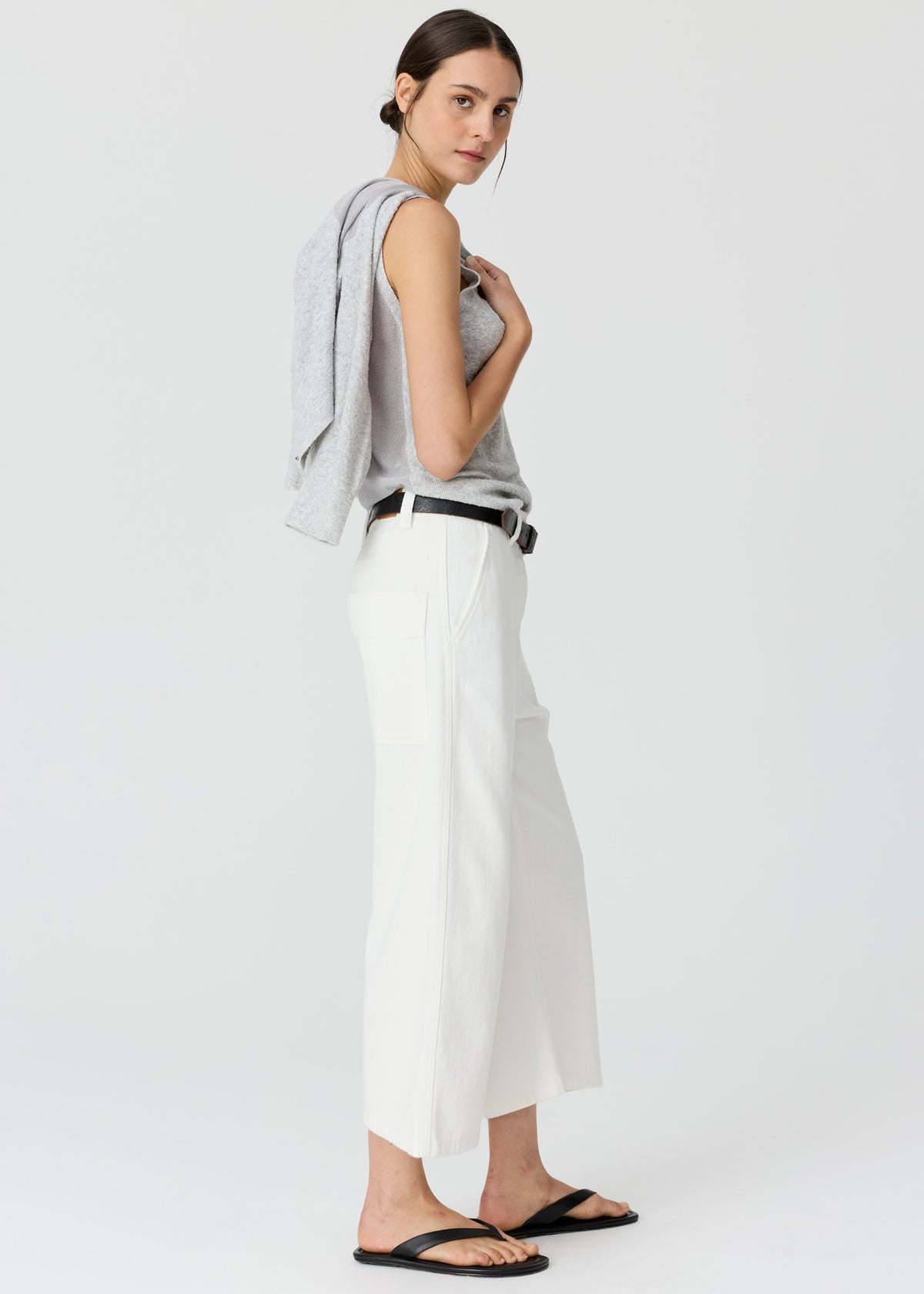 POL | Haven Lurex Cardigan With Lurex Back | Silver