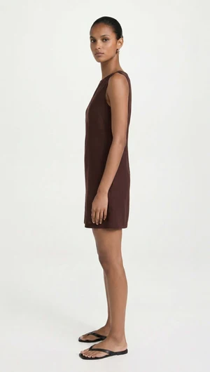 Staple The Label | Rhodes Mini Shift Dress | Chocolate