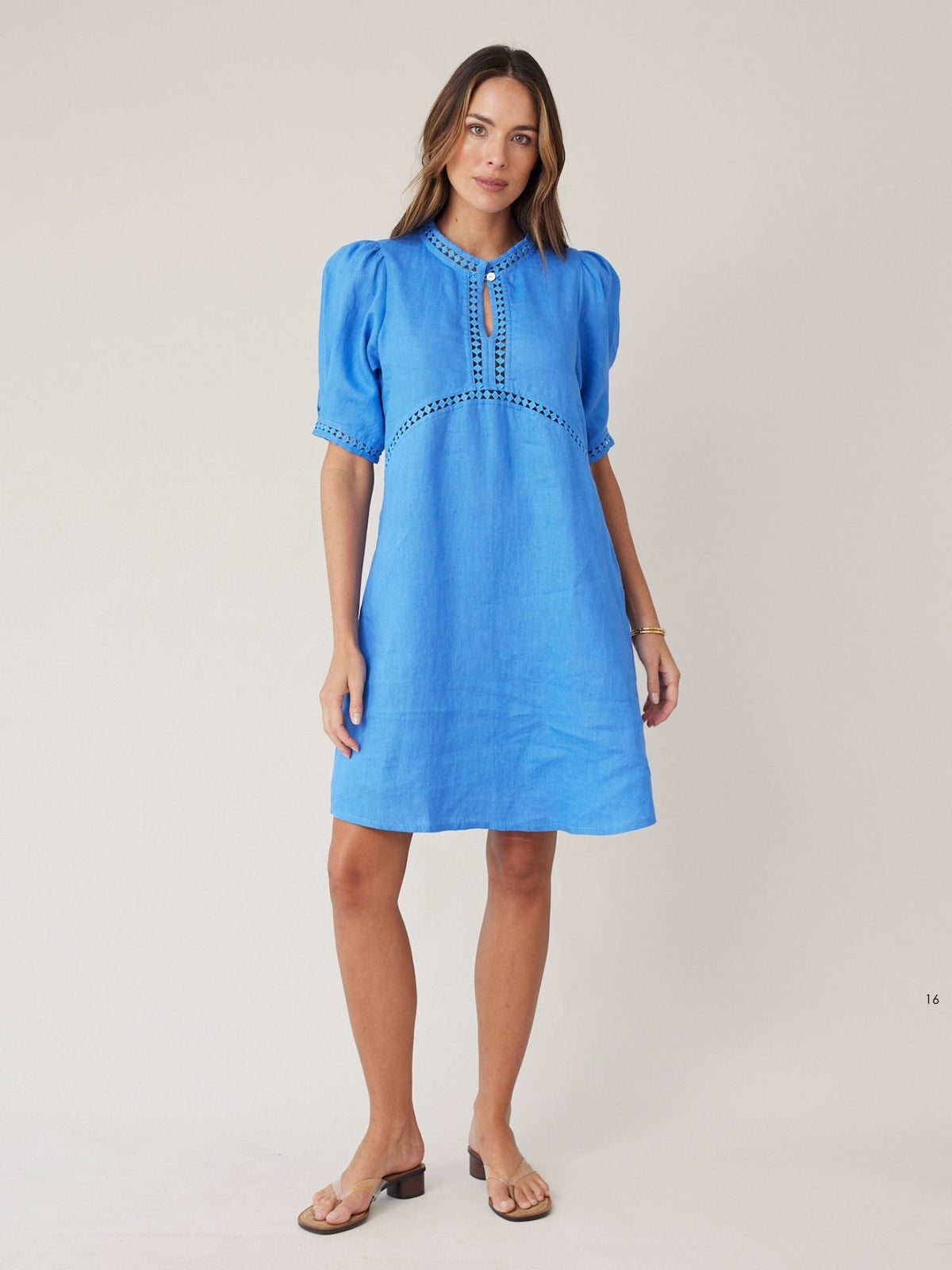 State Of Embrace | Sculpt Mini Dress | Azure