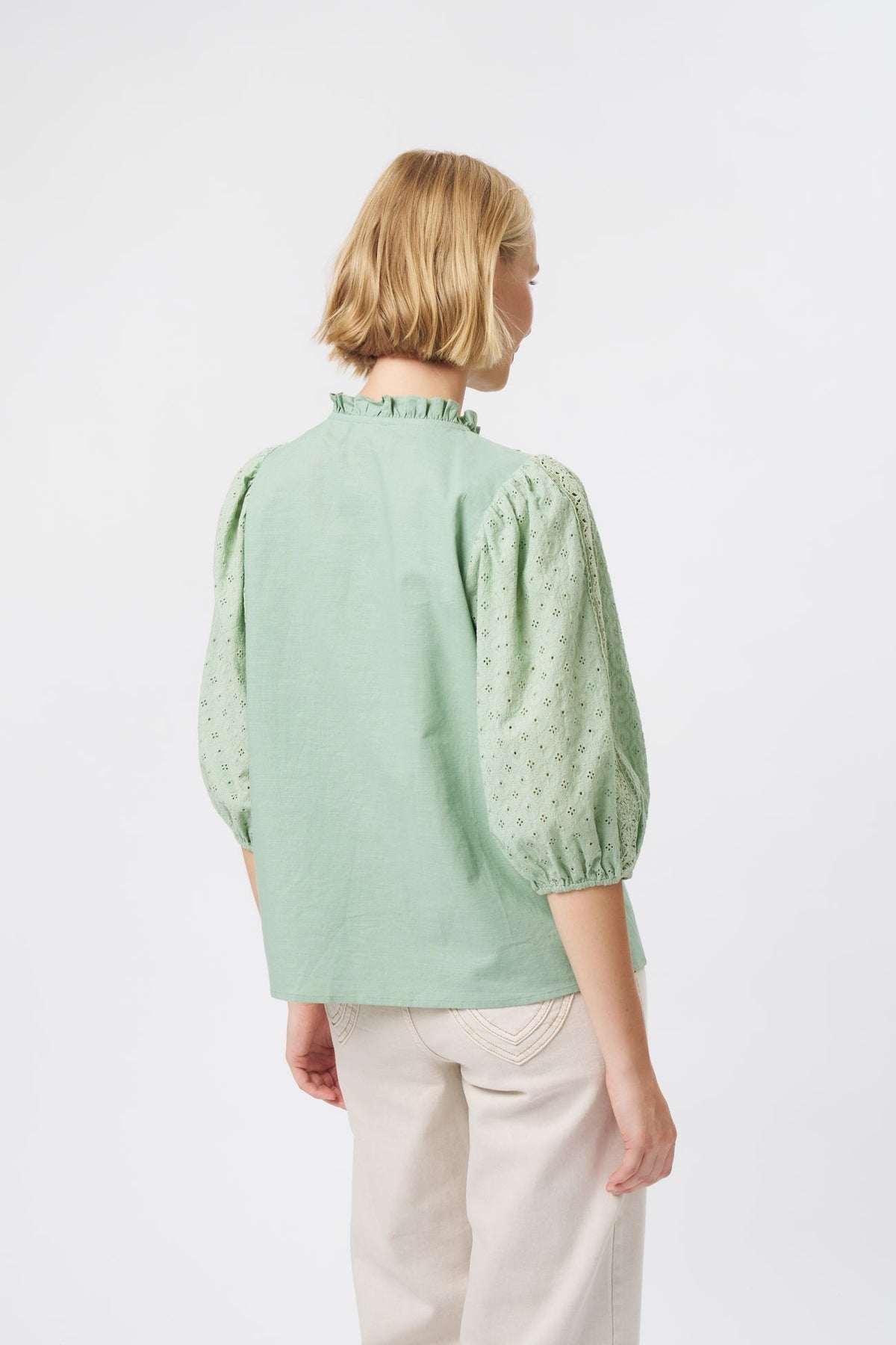 Kireina | Isabella Shirt | Grape Green