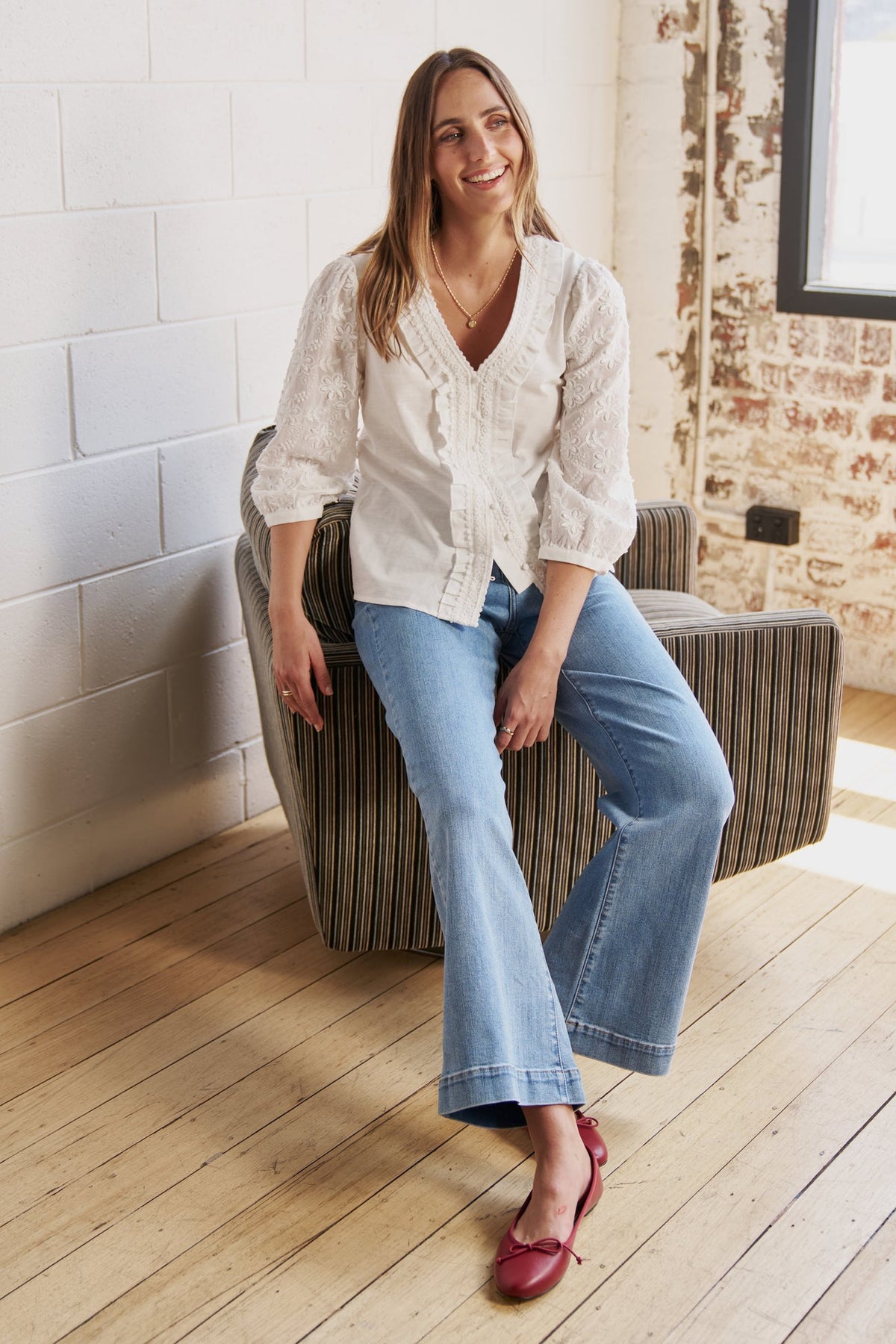 Kireina | Alicia Shirt | White