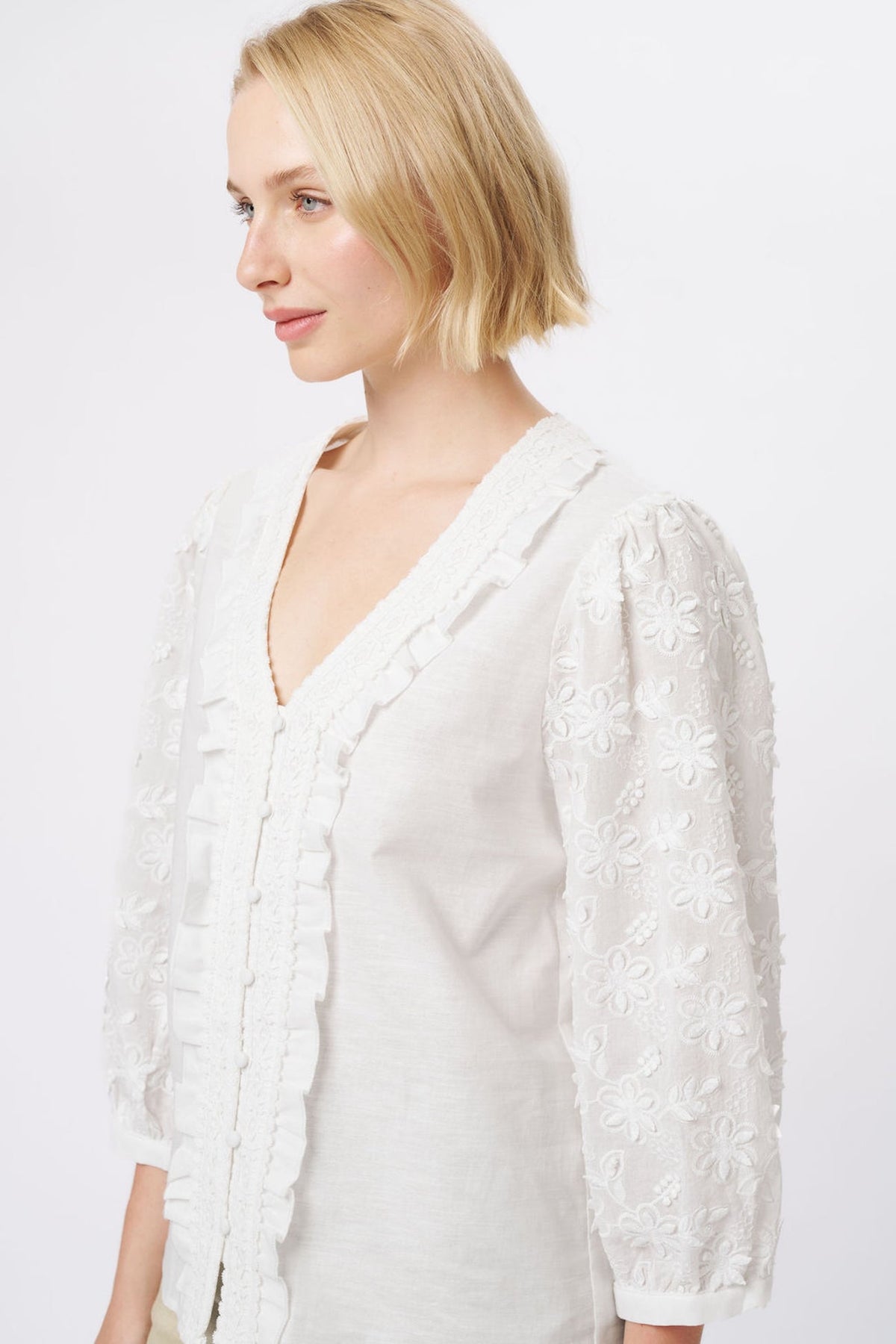 Kireina | Alicia Shirt | White