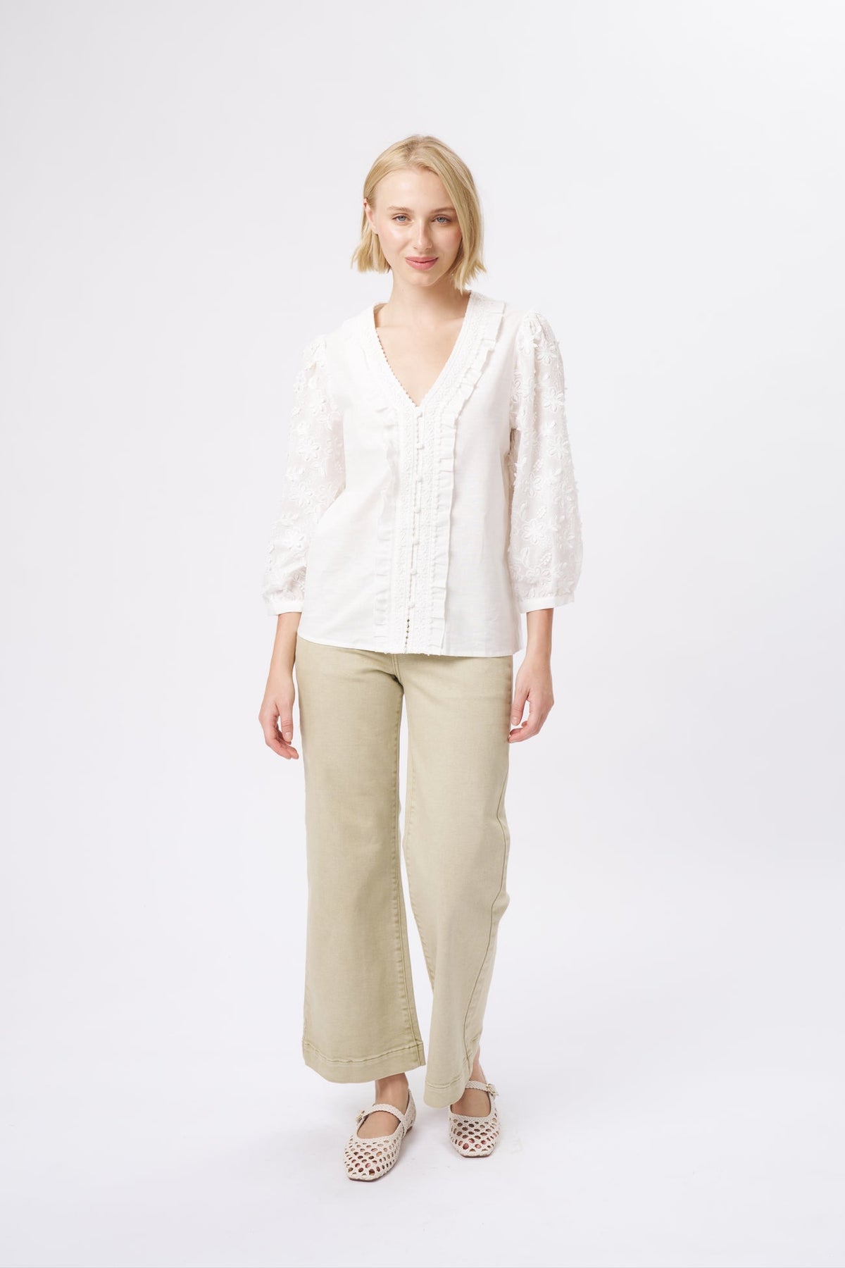 Kireina | Alicia Shirt | White