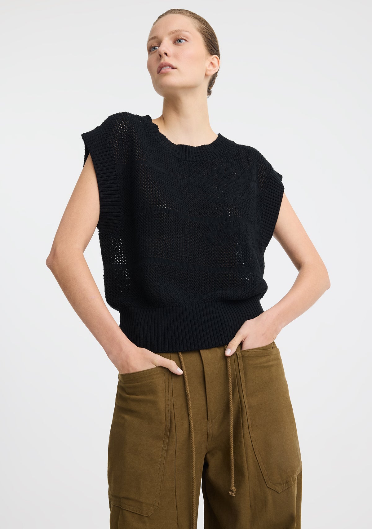 Morrison | Elira Knit Vest | Black
