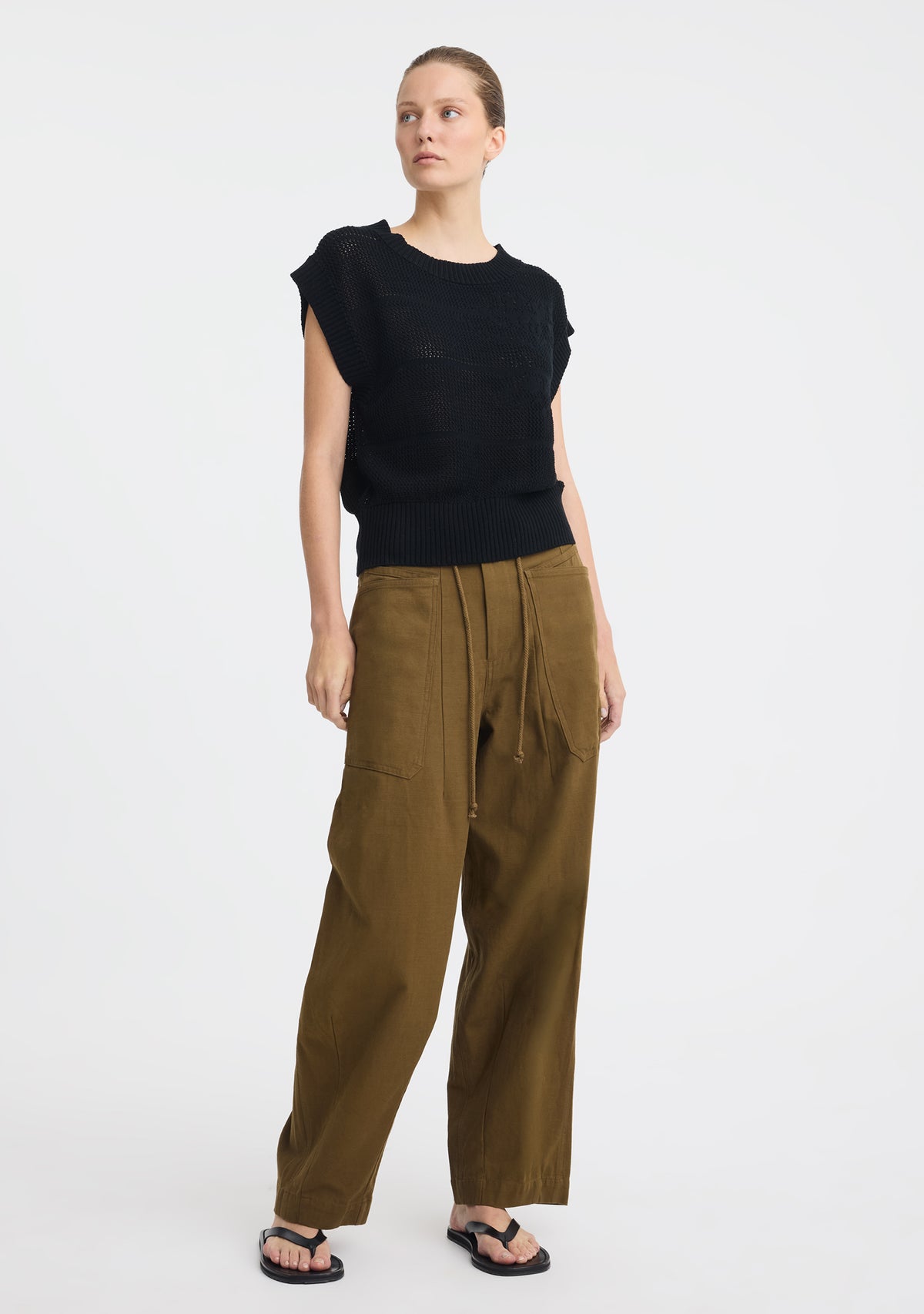 Morrison | Elira Knit Vest | Black