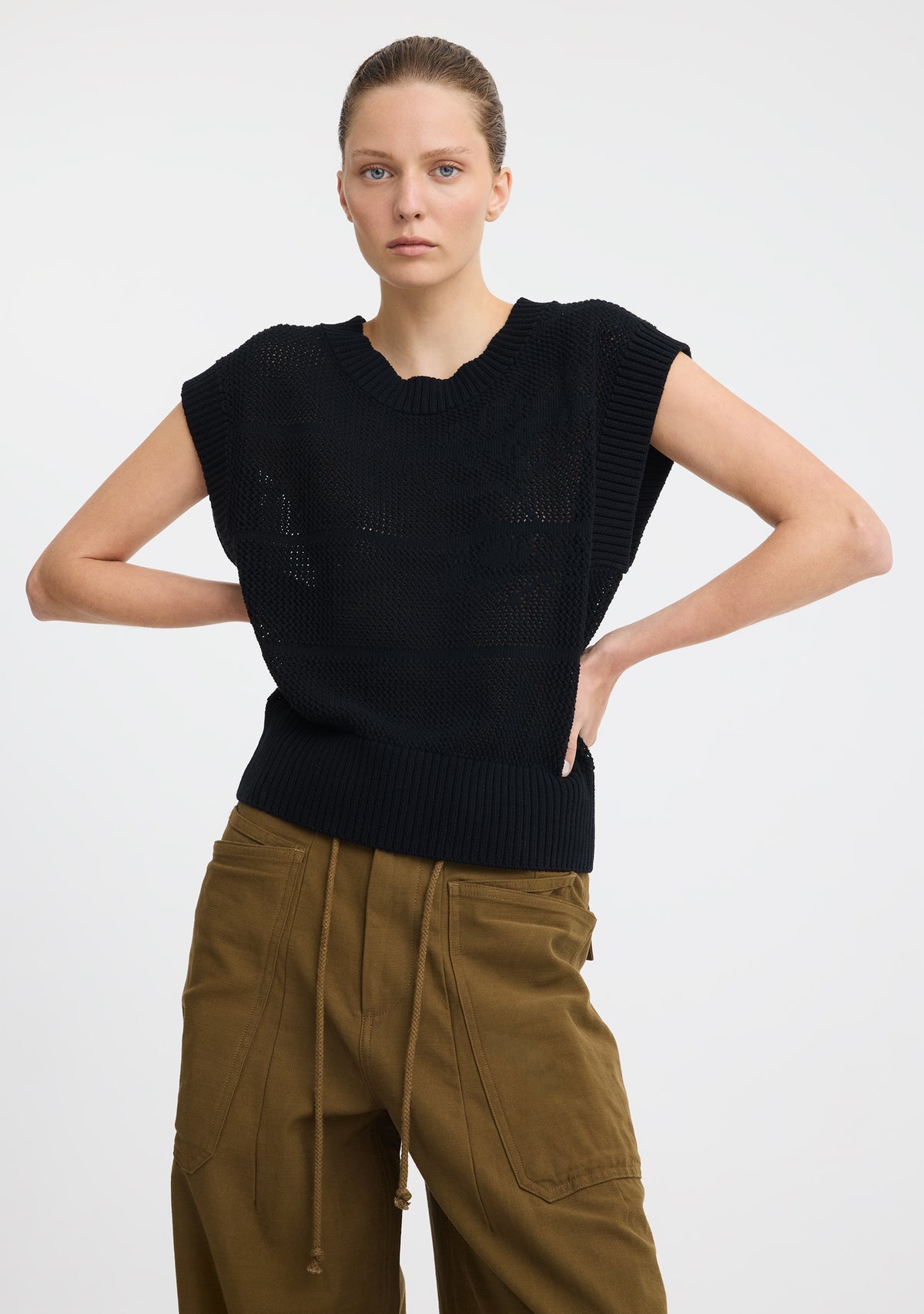 Morrison | Elira Knit Vest | Black