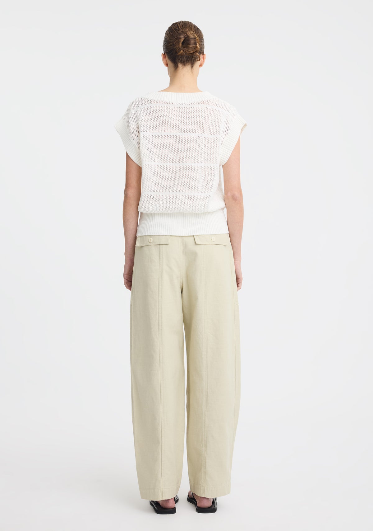 Morrison | Elira Knit Vest | White