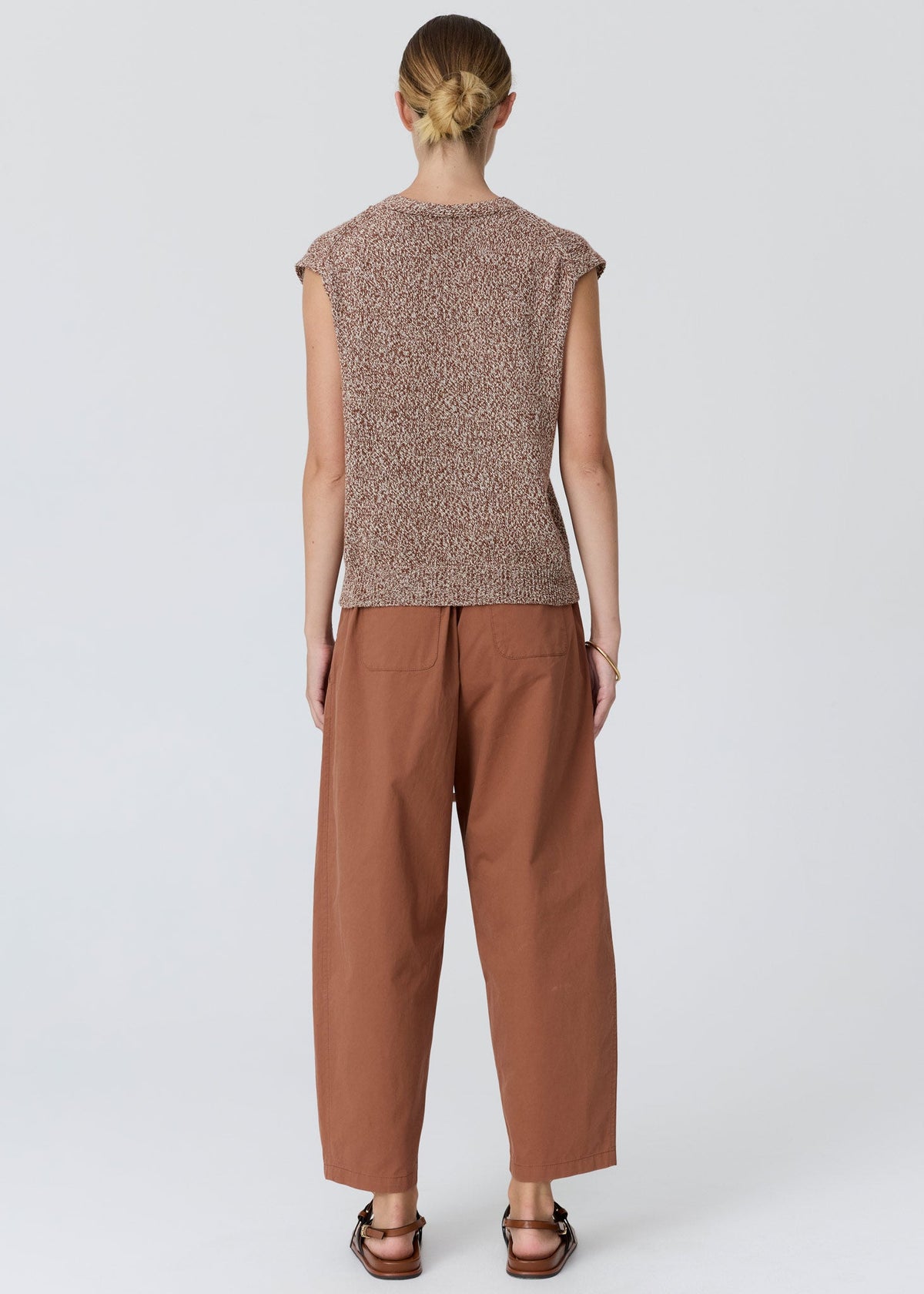 POL | Alma Barrel Pant | Toffee