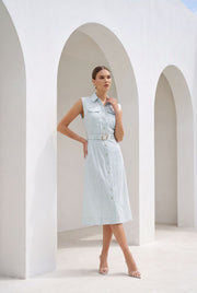 GDS | Bettina Sleeveless Dress | Pastel Blue