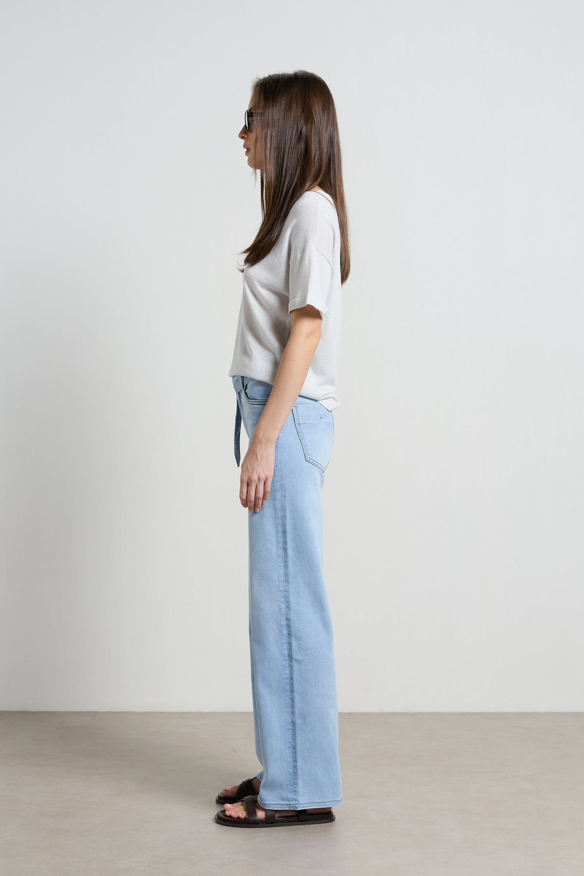Dricoper | Molly Mid Rise Straight Leg Jeans | Coastal Blue