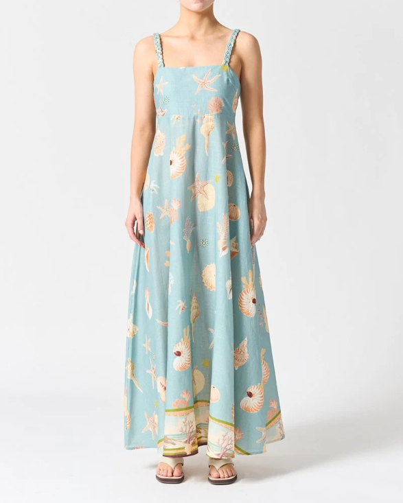 Walnut | Sardinia Dress | Le Mare Blue