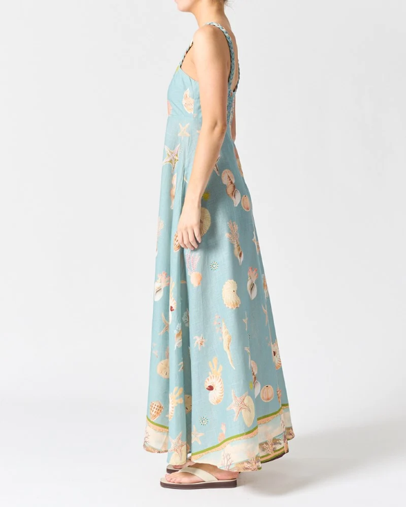 Walnut | Sardinia Dress | Le Mare Blue