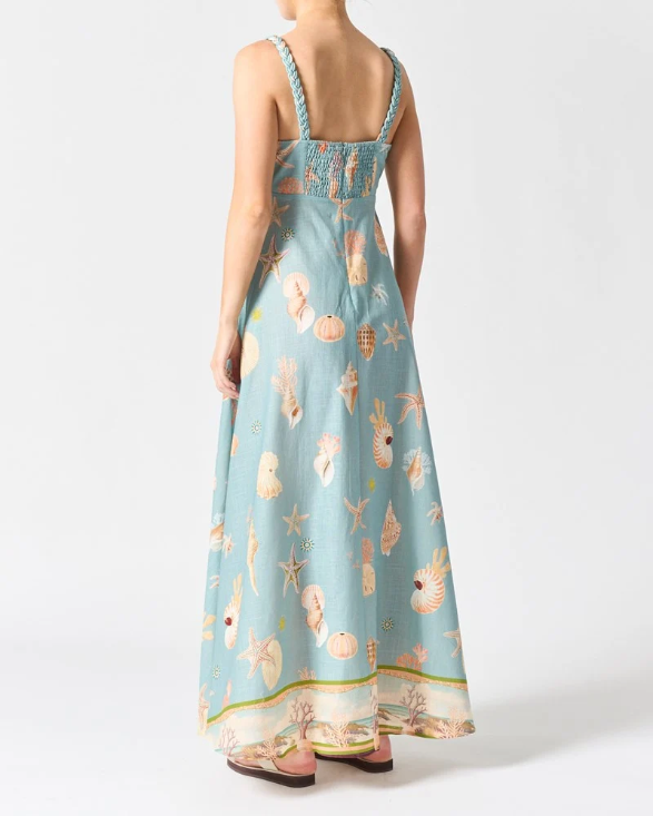Walnut | Sardinia Dress | Le Mare Blue