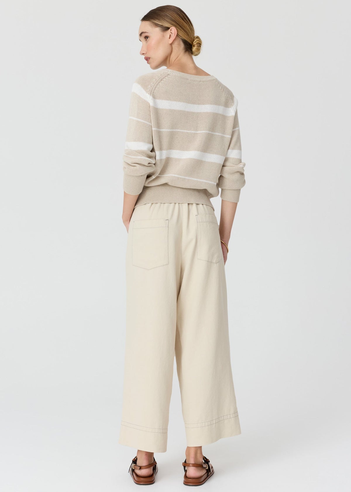 POL | Anise Crop Pant | Pebble