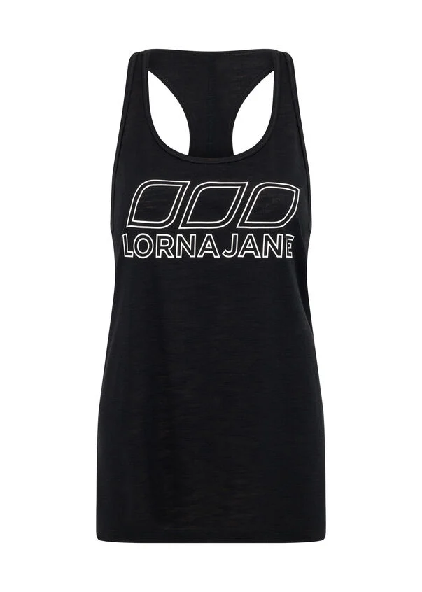 Iconic Slouchy Gym Tank - Black