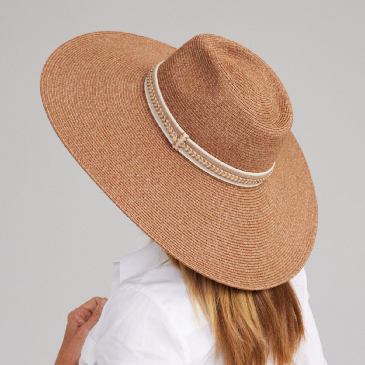 Canopy Bay | Beechmont Wide Brim Fedora | Cinnamon