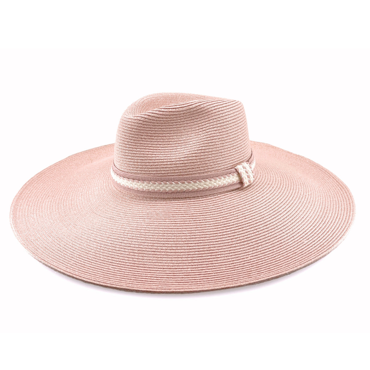 Canopy Bay | Peony Wide Brim Fedora | Blush