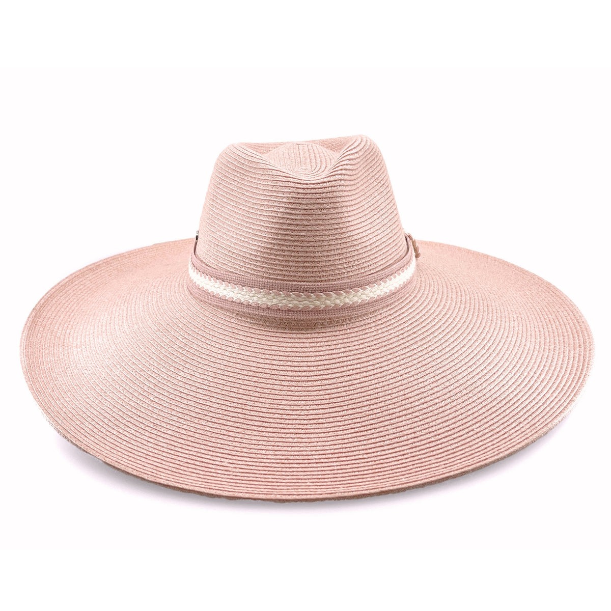 Canopy Bay | Peony Wide Brim Fedora | Blush