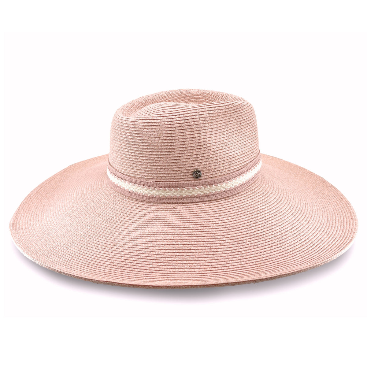 Canopy Bay | Peony Wide Brim Fedora | Blush