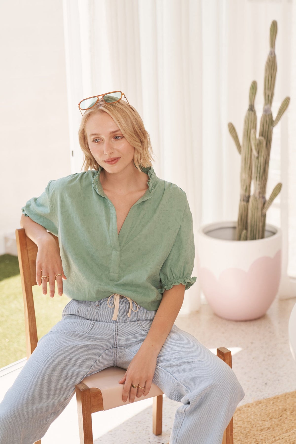 Kireina | Amber Shirt | Green