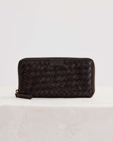 Juju & Co | Basque Wallet Large | Chocolate