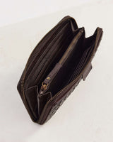 Juju & Co | Basque Wallet Large | Chocolate