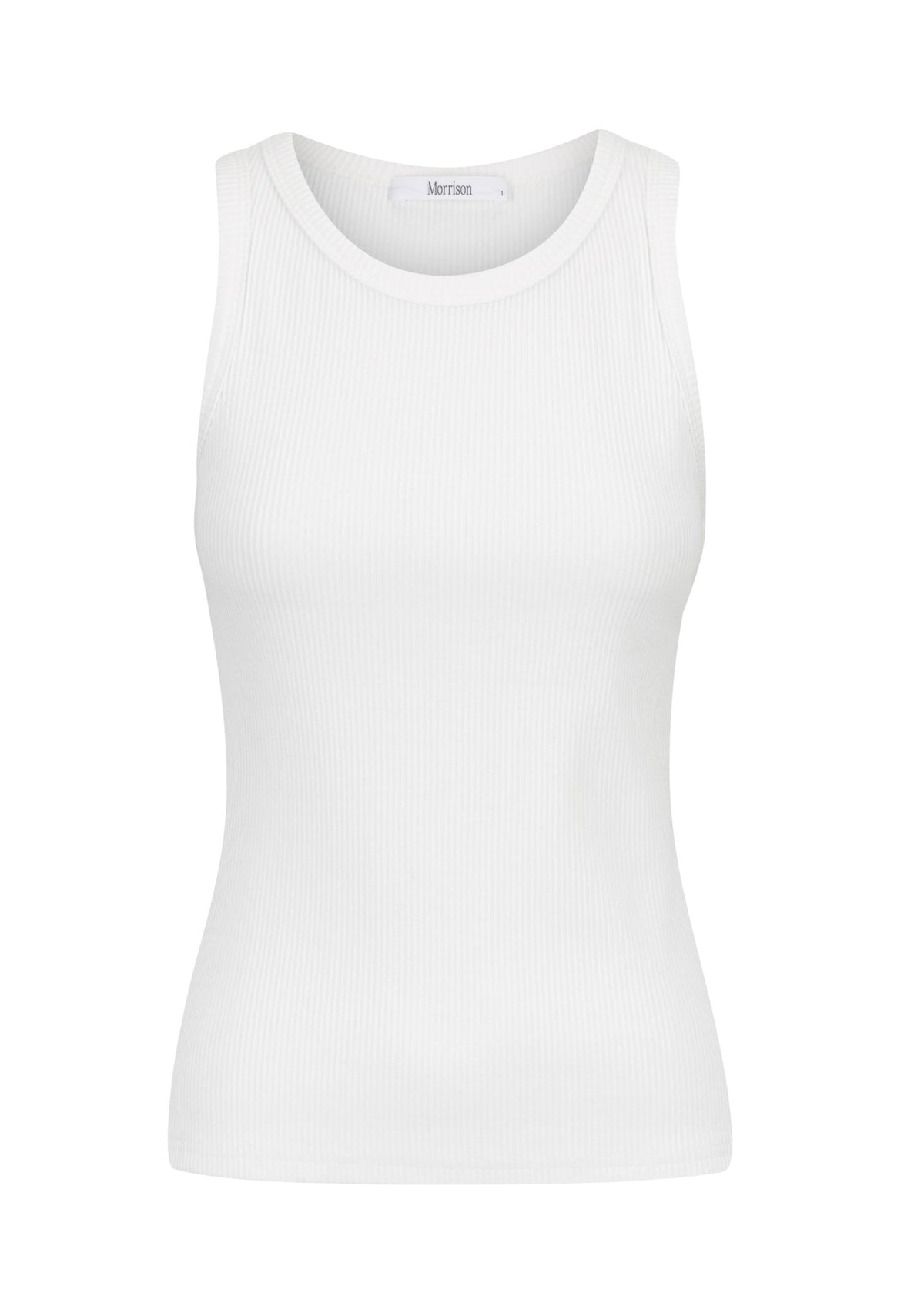 Morrison | Cassie Ribbed Tank | White