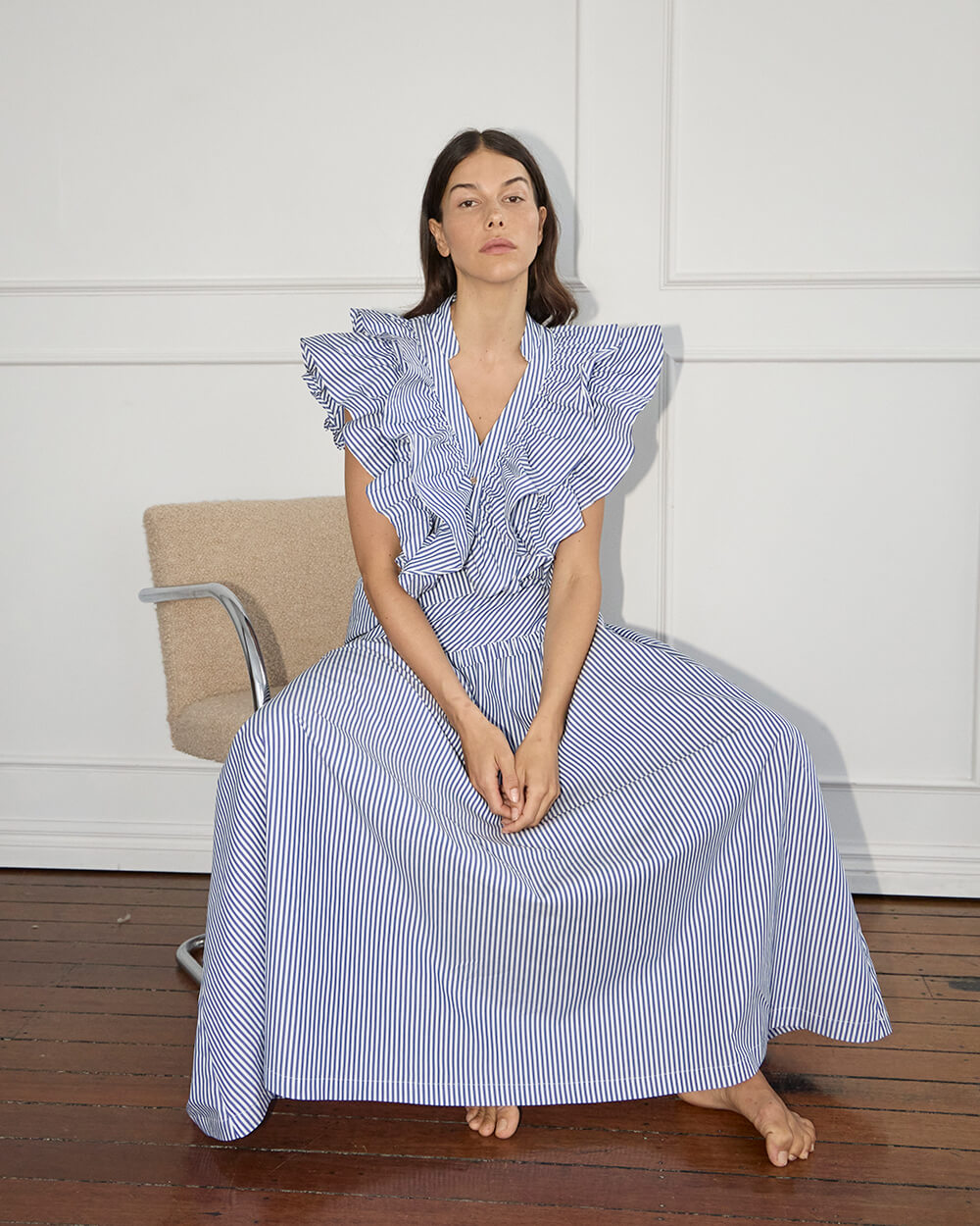 Arlington Milne | Grace Skirt | Stripe Cotton