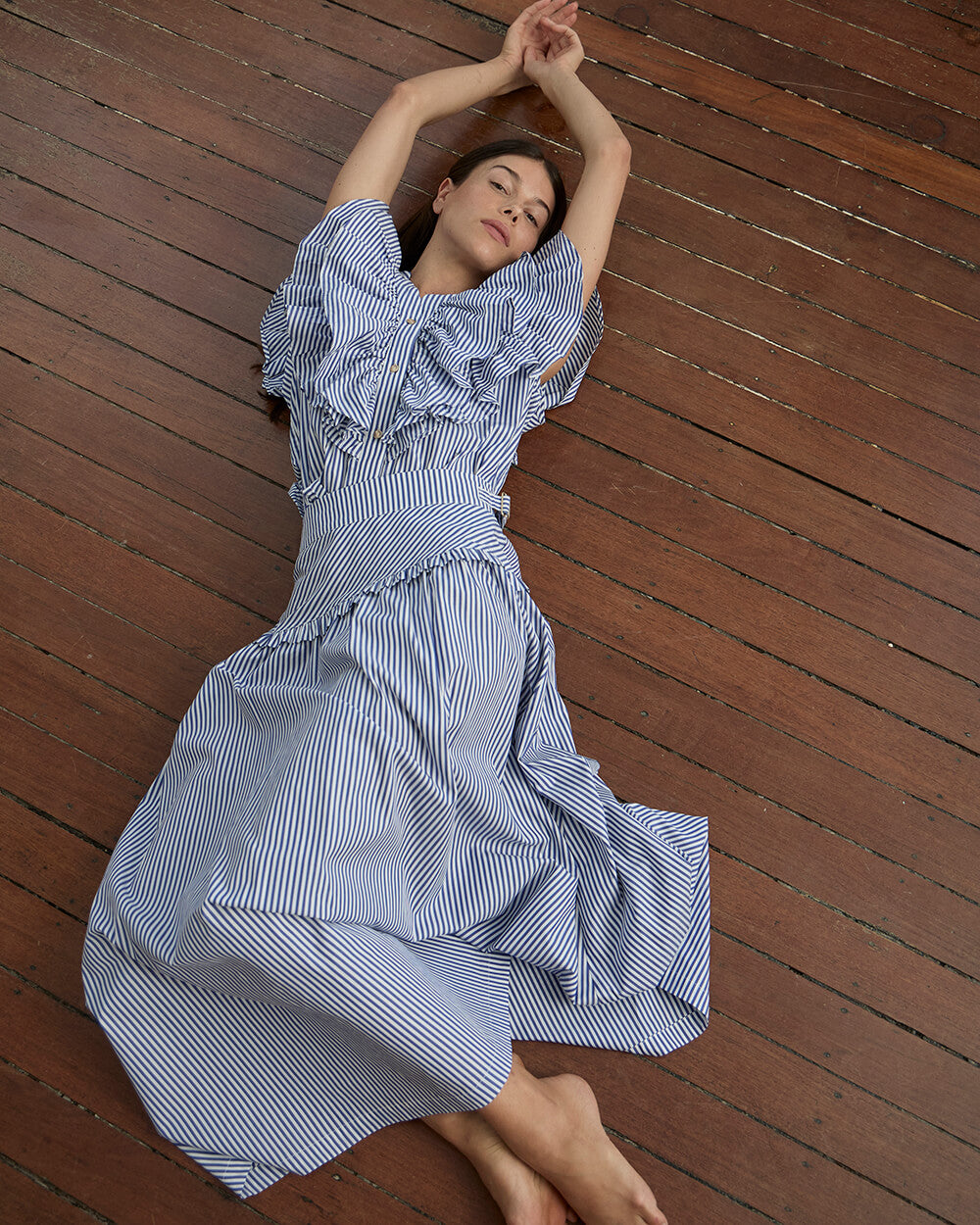 Arlington Milne | Grace Skirt | Stripe Cotton