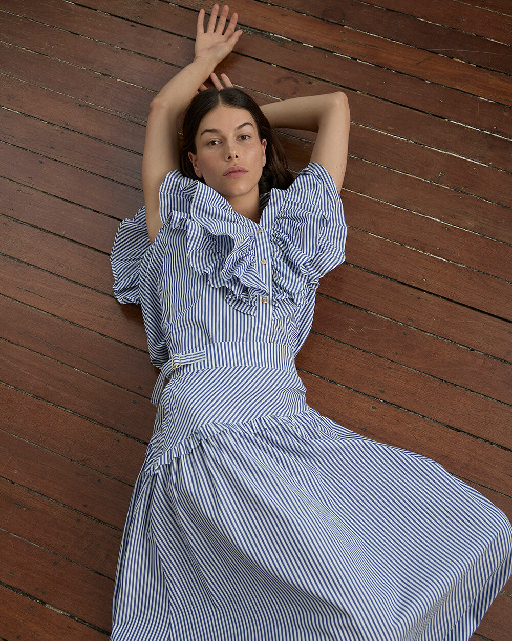 Arlington Milne | Grace Skirt | Stripe Cotton