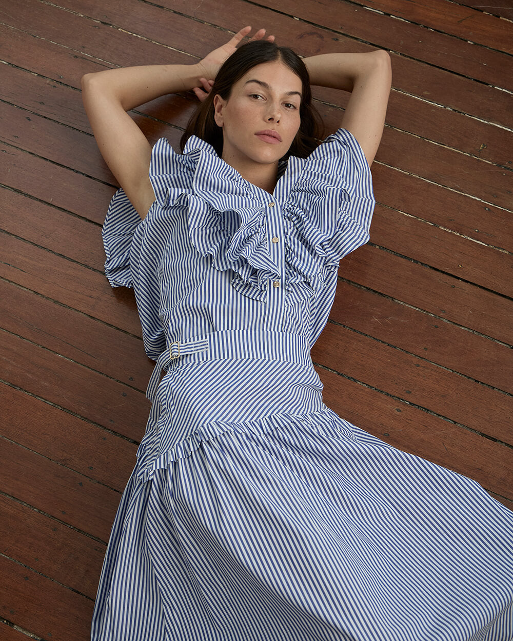 Arlington Milne | Grace Skirt | Stripe Cotton