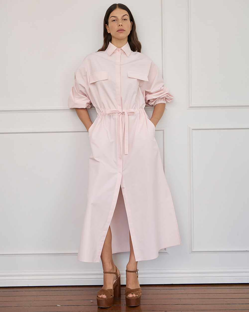 Arlington Milne | Daytona Maxi Dress | Baby Pink