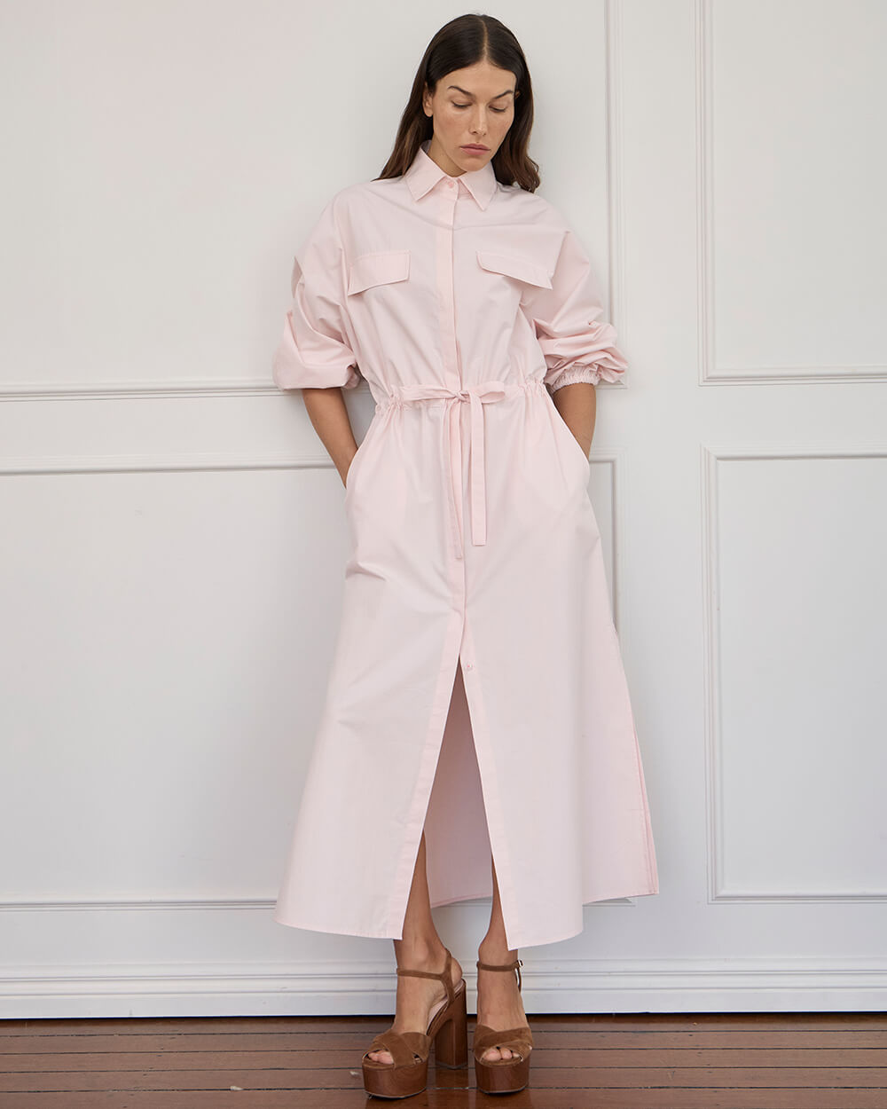Arlington Milne | Daytona Maxi Dress | Baby Pink