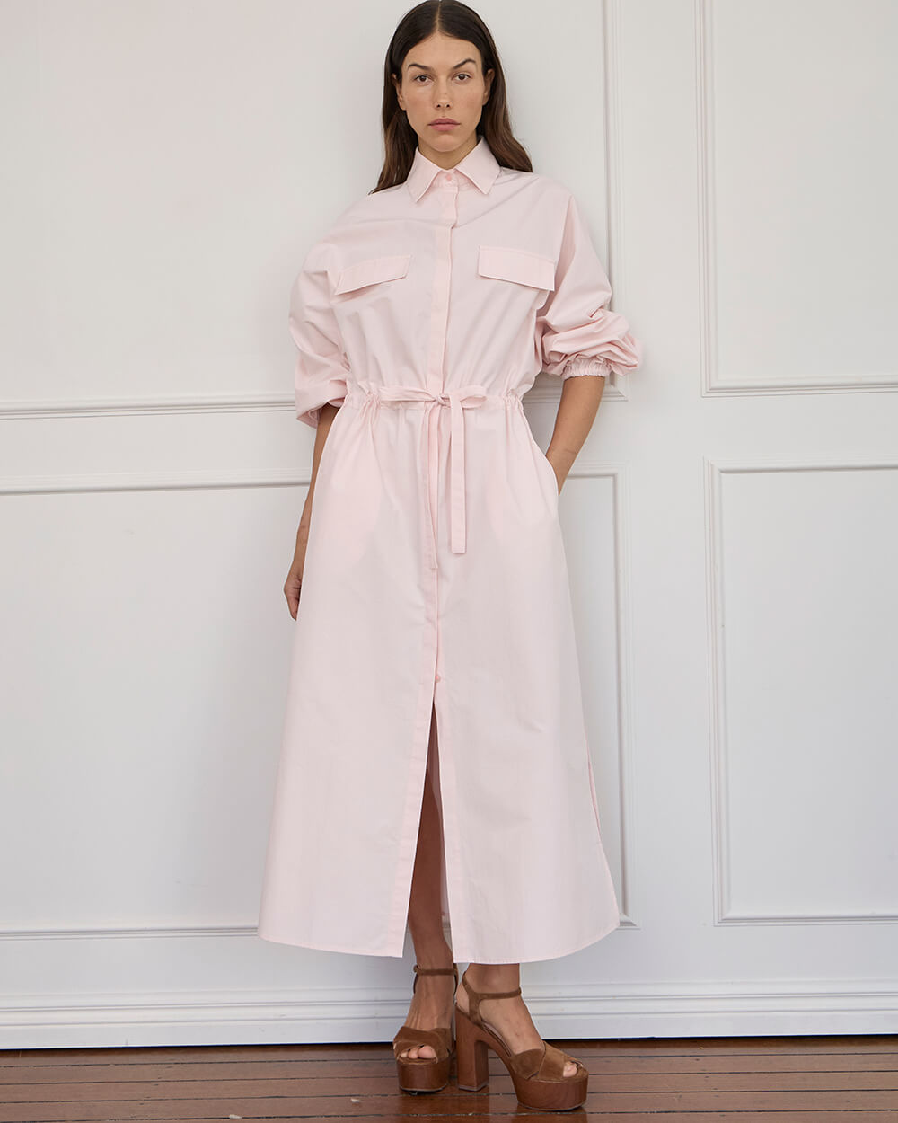 Arlington Milne | Daytona Maxi Dress | Baby Pink