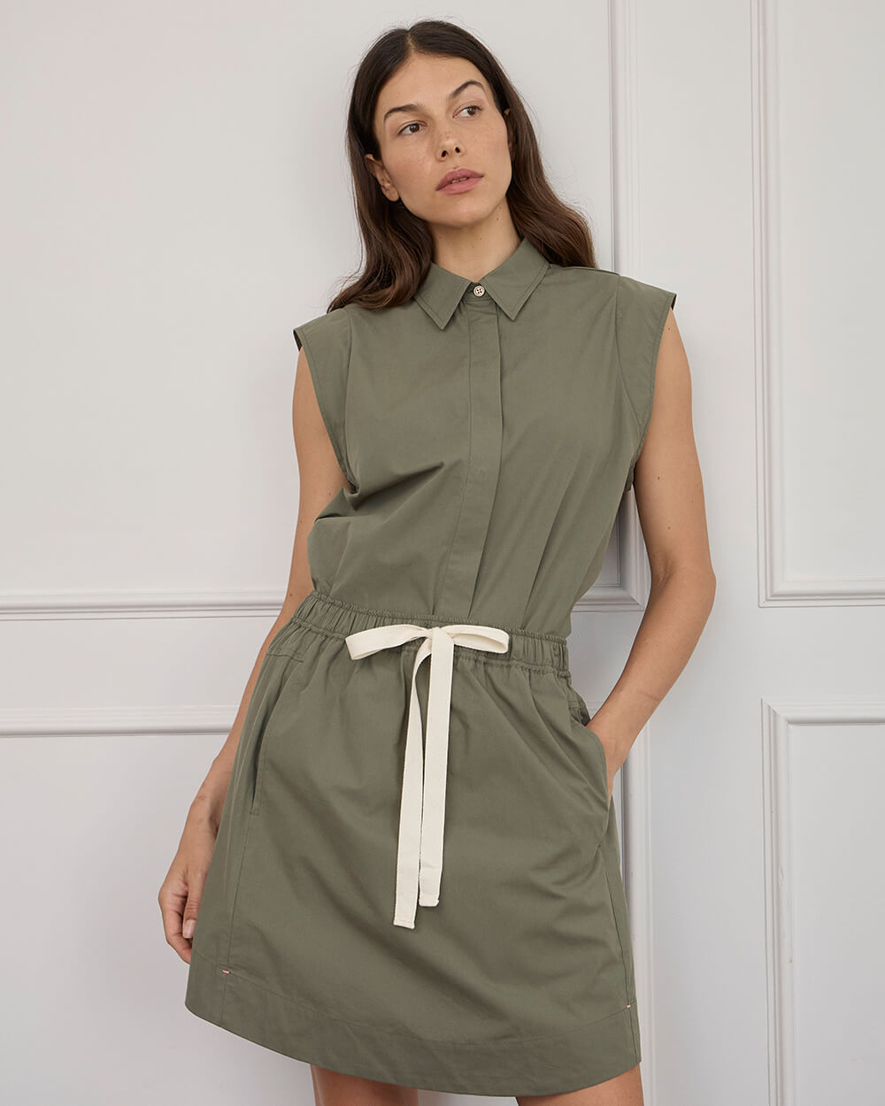 Arlington Milne | JL Mini Skirt | Moss